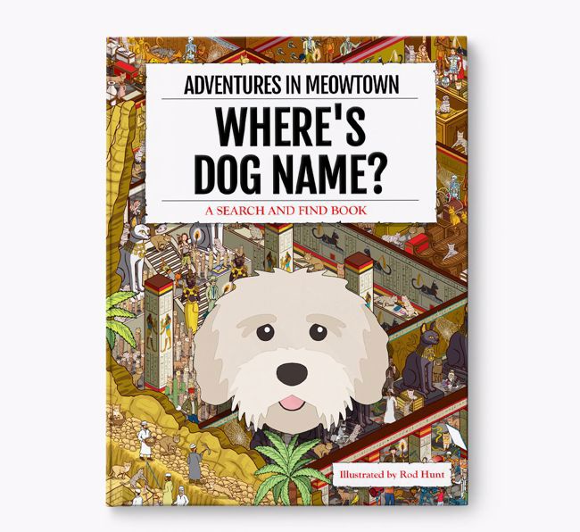 Personalised Tibetan Terrier Book: Where's Dog Name? Volume 2